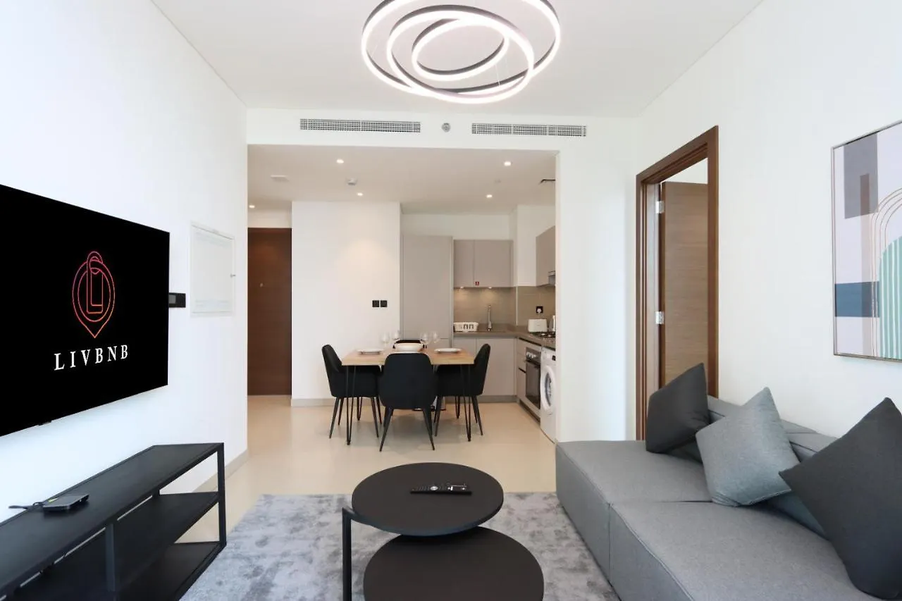 Appartamento Livbnb Suites - Cozy 1Br + 1 In Sobha Hartland Dubai